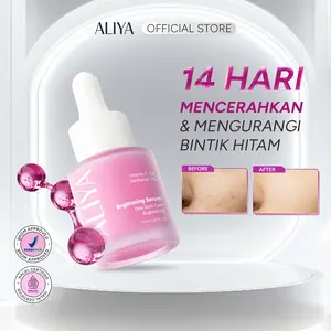 ALIYA Glow Bright Serum - Serum Formulasi Ringan Booster 20 ml Membantu Mencerahkan Kulit Memudarkan Noda Hitam All Type Skin