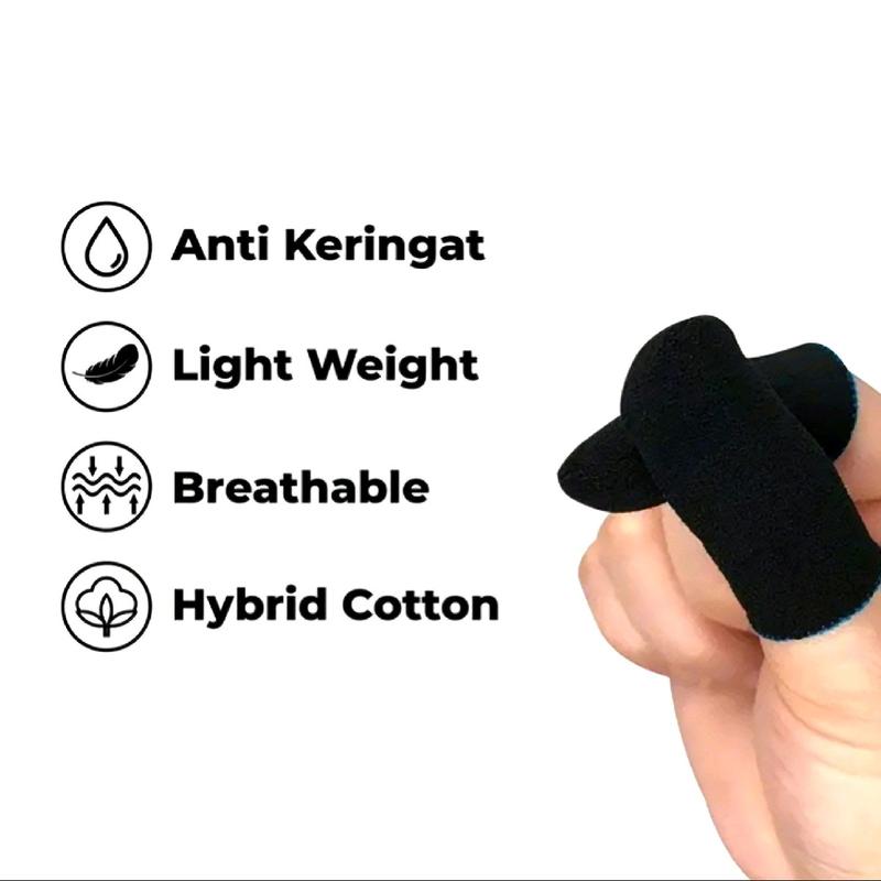 Sarung Jempol Gaming Menyala dan Poch Box Penyimpanan - Aksesoris Gaming - Accessories Game sarungjempol premium Joystick finger trigger 3