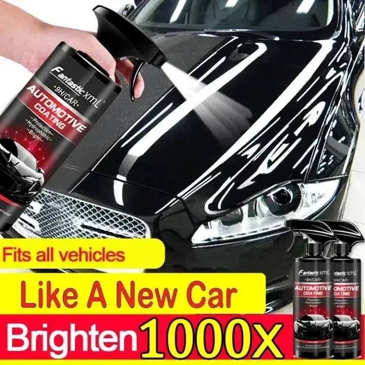 500ML Nano ceramic Coating Pelindung car nanocoating spray Pengkilap Body Motor Dan Mobilpelindung cat body/spray/wax/poles/magicpengkilap mobil pengkilap cat body mobil magicspray pembersih mobil