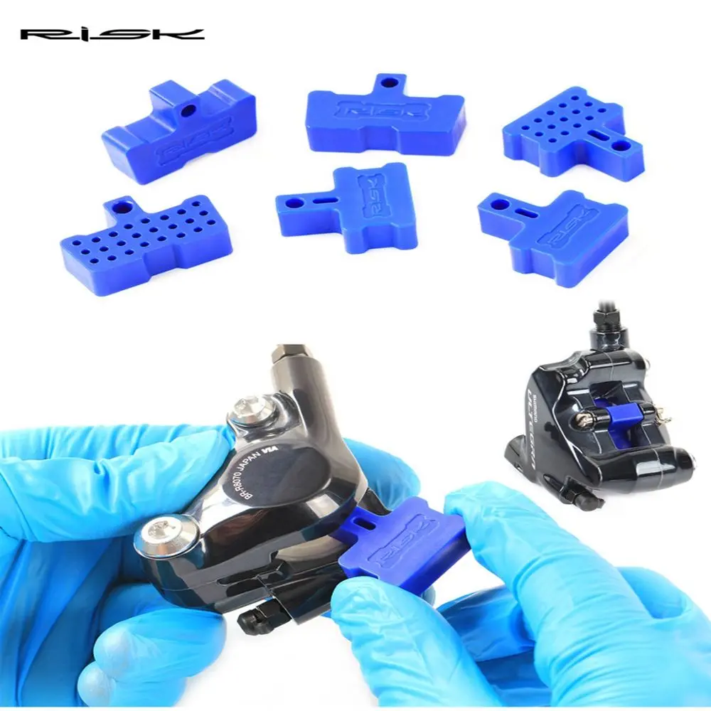 2/3pcs Blue Instert Tool Spreader Spacer Washer Bicycle Brake Spacer Piston Retainer Bleed Spacer Brake Caliper Pad