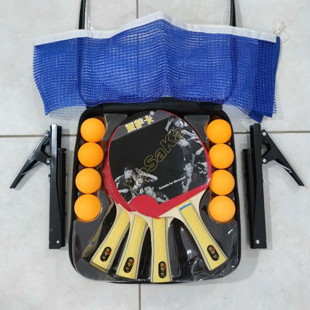 Bet Tenis Meja Yasaka - Bat Pingpong Yasaka set bola net tiang Bed ping pong