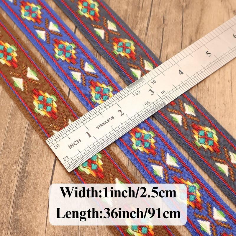 Jacquard Ribbon Embroidery Trim Ribbon for Scrapbooking Supplies 4