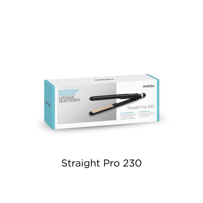 Babyliss Paris Ceramic Straightener Pro 230 2089U Catokan Rambut