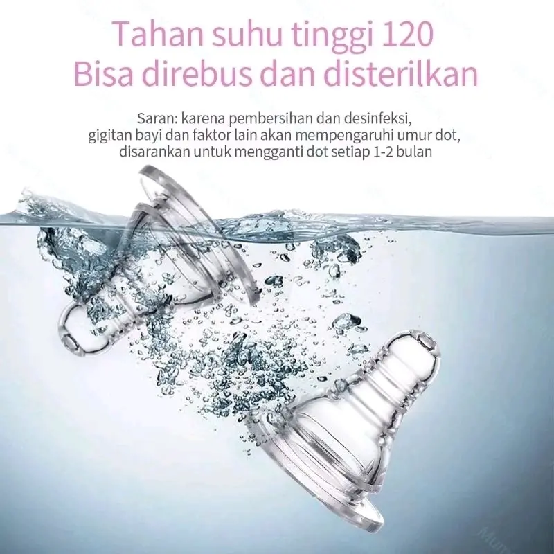 1pc Dot Bayi Botol Susu Leher Slimneck standar 5