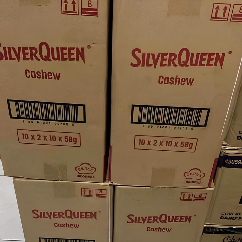 Cokelat Silverqueen Cashew Chocolate Kacang Mede Original BRAND NEW 58 Gram/58 Gr/58Gram 4