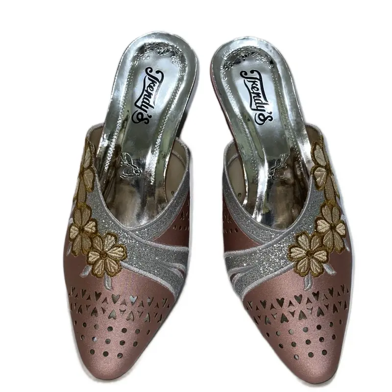 Sandal Hak DMN-04 Wanita Simpel dan Elegan Ukuran 37-42 - Heels High Karet Pesta Shoes Sendal Kaca 3