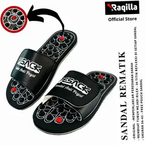 Sandal Rematik Selop refleksi Selipar kesehatan Refleksi akupuntur sendal selipar pijat therapy | Hot Item