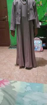 Product Review of Dungdungkids Gamis Anak Aurora Coquette 2 in 1 Knitt Plisket 3 - 11 Tahun from n**a 0
