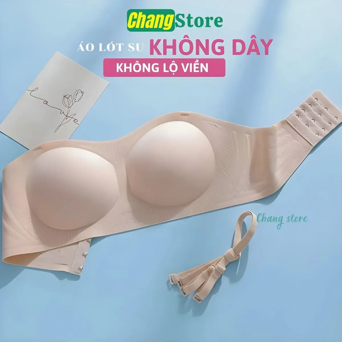 [LOẠI ĐẸP] Áo Lót Nữ Bra Không Dây Nâng Vòng 1 Mút Đệm Gom Quả Dây Đeo Tháo Rời Chống Trượt Không Tụt- mã 2160 | BigBuy360 - bigbuy360.vn
