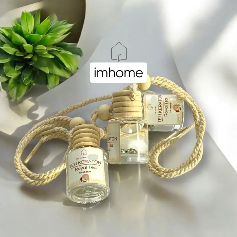 Pengharum Ruangan TEH KERATON | ROYAL TEA Parfum Mobil pewangi Kamar mandi kipas angin Tahan lama aroma harum lembut tidak buat pusing dan mual ada refill hemat murah farfum parpum farpum car air freshner Dahlia aromatherapy Hijau 2