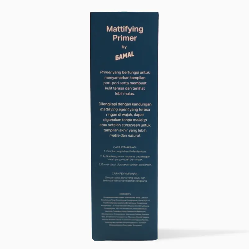 GAMAL | 1,2,3,4ORE! Mattifying Pore Primer | 30gr | Menyamarkan Pori-Pori dan Menahan Minyak Wajah | Poreless & Oil Control 8