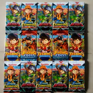 1 RENCENG 12 SASET KARTU TREDING CARD BOBOBOY VIRAL