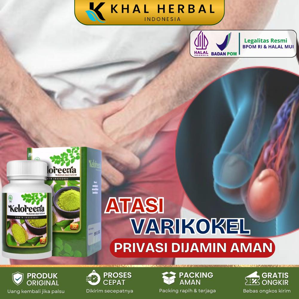 Keloreena Untuk Varikokel di Buah Zakar Hidrokel Dewasa Testis Terkilir Nyeri Biji Jakar Sakit Benjolan Di Buah Zakar Infeksi Saluran Kemih Hernia Pria Dewasa Turun Berok Keloreena Original 100% Multi