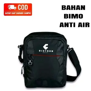 TAS SELEMPANG PRIA WANITA OUTDOOR ZIPPER RED