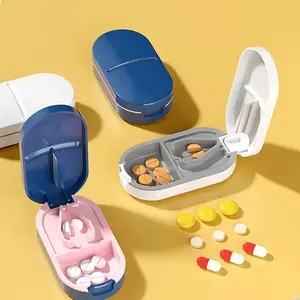 SUPERMALL Pill Cutter - Alat Pemotong Obat | Tempat Kotak Obat | Alat Potong Obat Pill Kapsul
