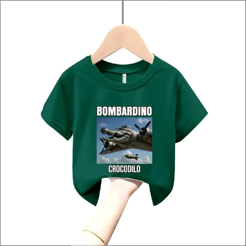KAOS ANAK BOMBARDINO CROCODILO UNISEX DIGITAL SABLON 0