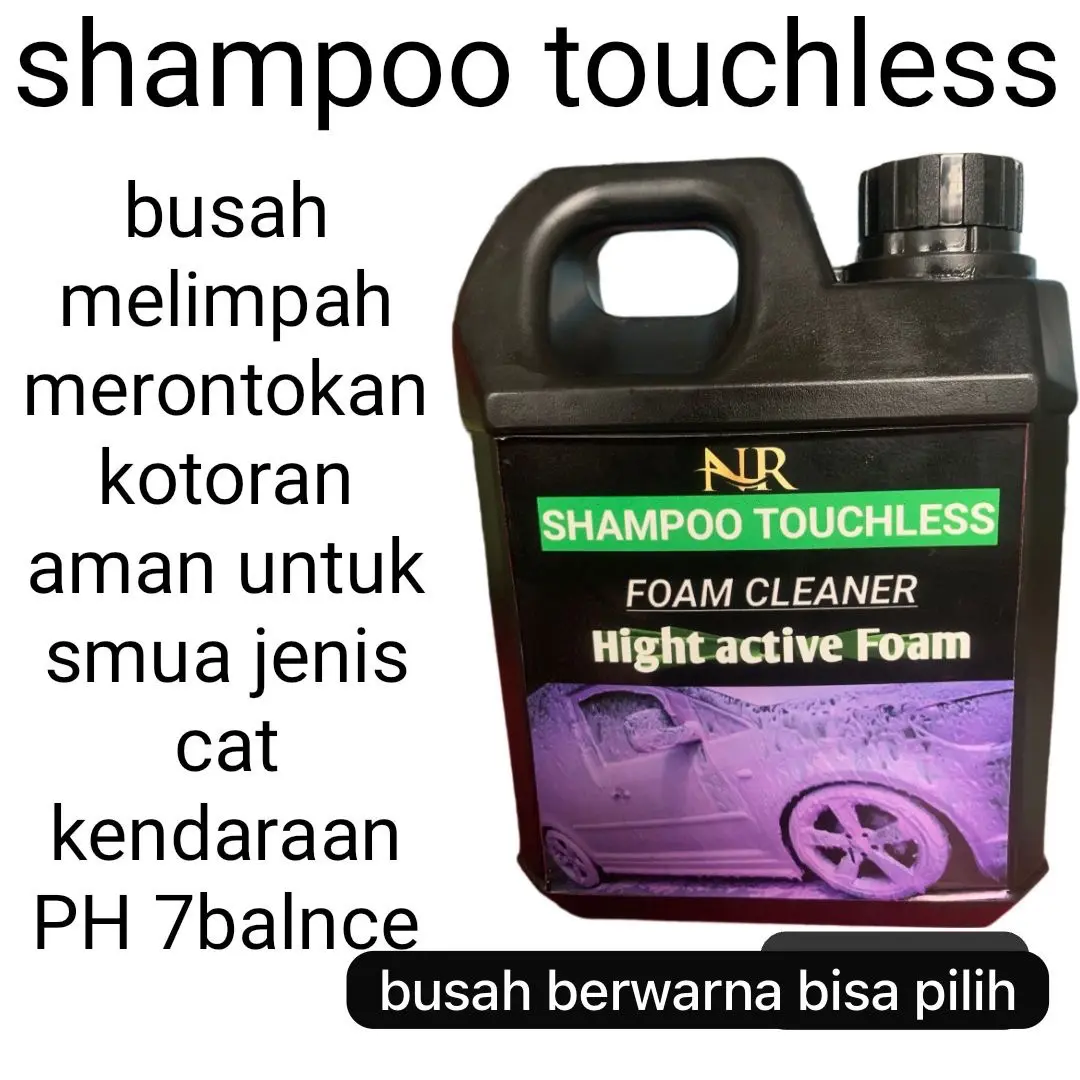 shampoo touchless sabun cuci motor mobil tanpa sentuh bisa untuk 30/40 motor 1liter Car Cleaner Kendaraan Steam