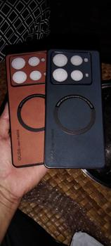 Product Review of Soft Case Infinix Note 40s Leather Magnetic Support Magsafe Wireless Charging from A**y 0