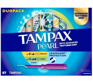 Tampon Tampax Pearl non parfumes PEMBALUT cewek USA