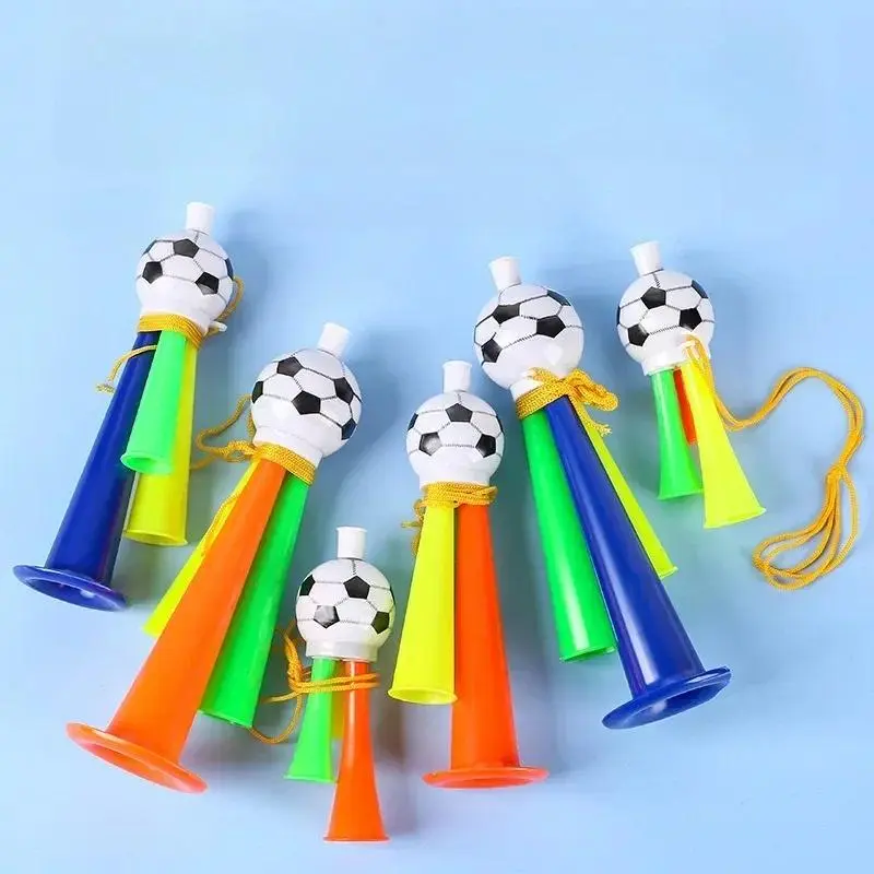 New Children Football Fan Cheer Air Horns  Soccer Fans Gas Horn Cheerleading Sports Fan Toy Plastic Trumpet Baby  Toddler Toys