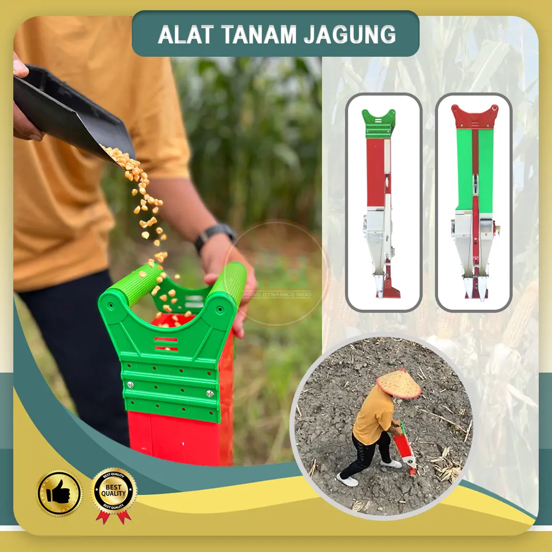 Alat Tanam Jagung Booster – Double Barrel 2 Lubang / Single Barrel 1 Lubang