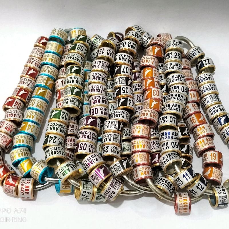Gelang Burung Cicin Burung Custom Nama Sendiri Isi 10 Pcs 3