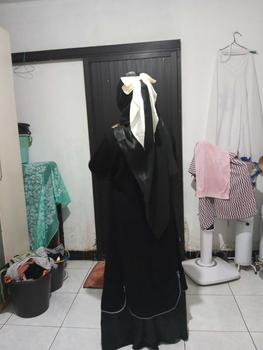 Product Review of Yesha Flowers Abaya by fanny.beauty.id  Kombinasi Satin Polos  Mewah  Dress  Gamis  Wanita Muslim Bunga  Cantik from @**a k**😺 0