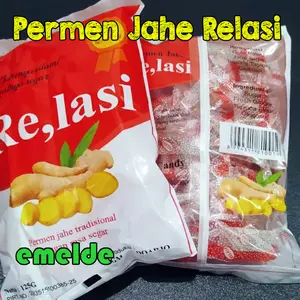 Permen Jahe Enak dan Empuk Cap Relasi Rasa Jahe 125gr