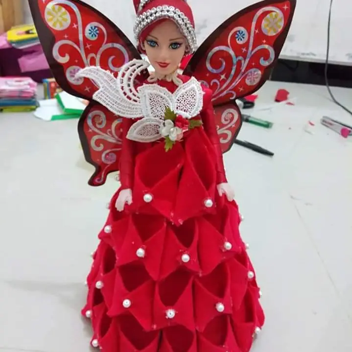 Pre Order boneka Barbie candy sayap,boneka permen buat lebaran