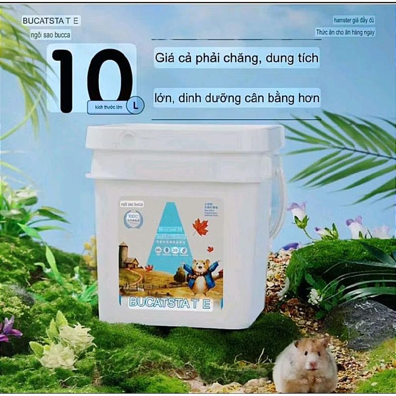  Thùng Bucatstate 5KG thức ăn hãng cho hamster bear,robo,cample siêu tiết kiệm dinh dưỡng 