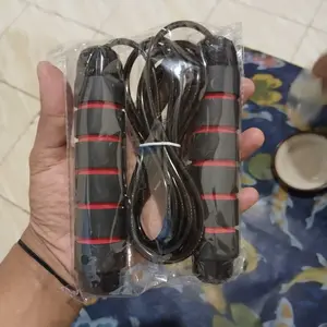 [ Bugar Zone ] Skipping Jump Rope Speed Rope Bearing Thick Strap Tali 3M Adjustable Latihan Trainning Otot Kaki Best Seller Pvc Kawat Baja HEAVY ROPE