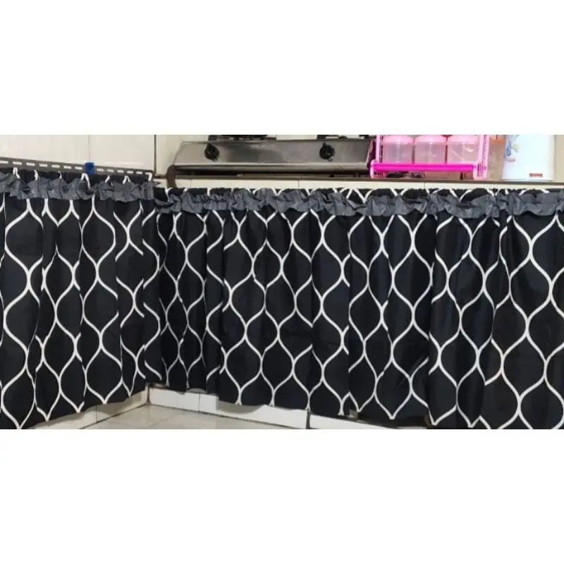Gorden kolong dapur motif black diger bonus tali