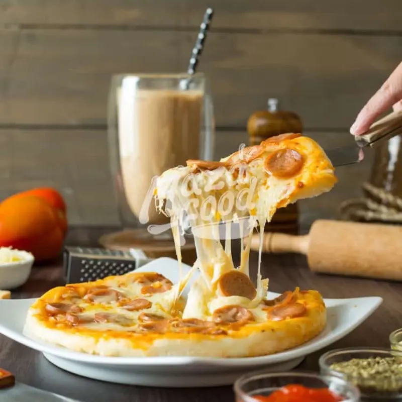 Pizza Frozen Maza Food Praktis No Oven Ukuran 18CM Bisa Pake Teflon Bisa COD 0