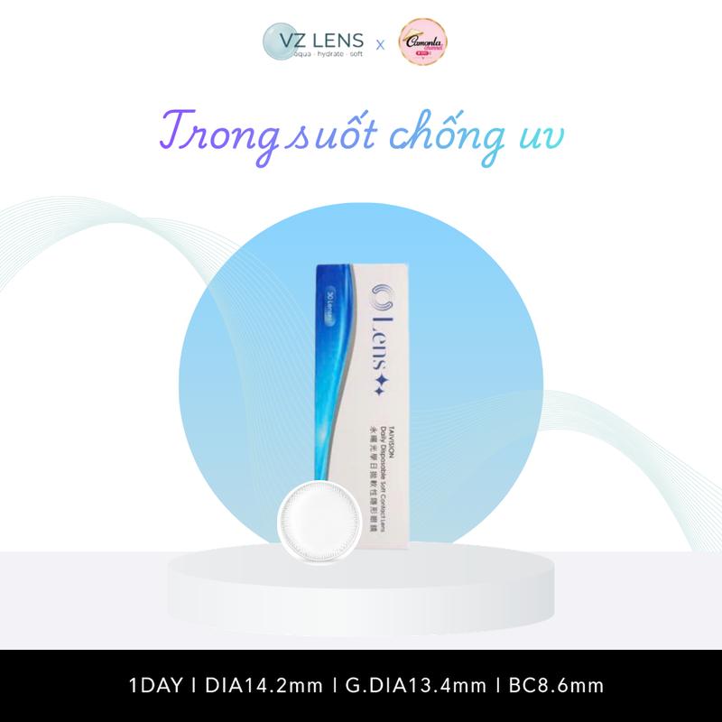 Lens++ Trong Suốt – Kính Áp Tròng Không Màu 1 Ngày, Chống UV