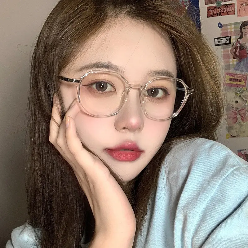 BISA COD Kacamata Photocromic Korea Anti Radiasi Blue Ray 2 In 1 Photochromic Gaya Korea Bentuk Bulat Oval Square Bahan Metal untuk Pria dan Wanita K15 8129 5