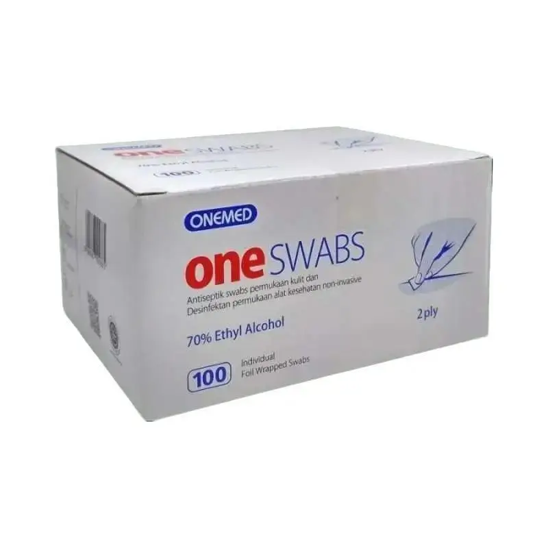 Tisu Alkohol OneMed Alcohol Swab 100pcs - Pembersih Layar HP & Antiseptik
