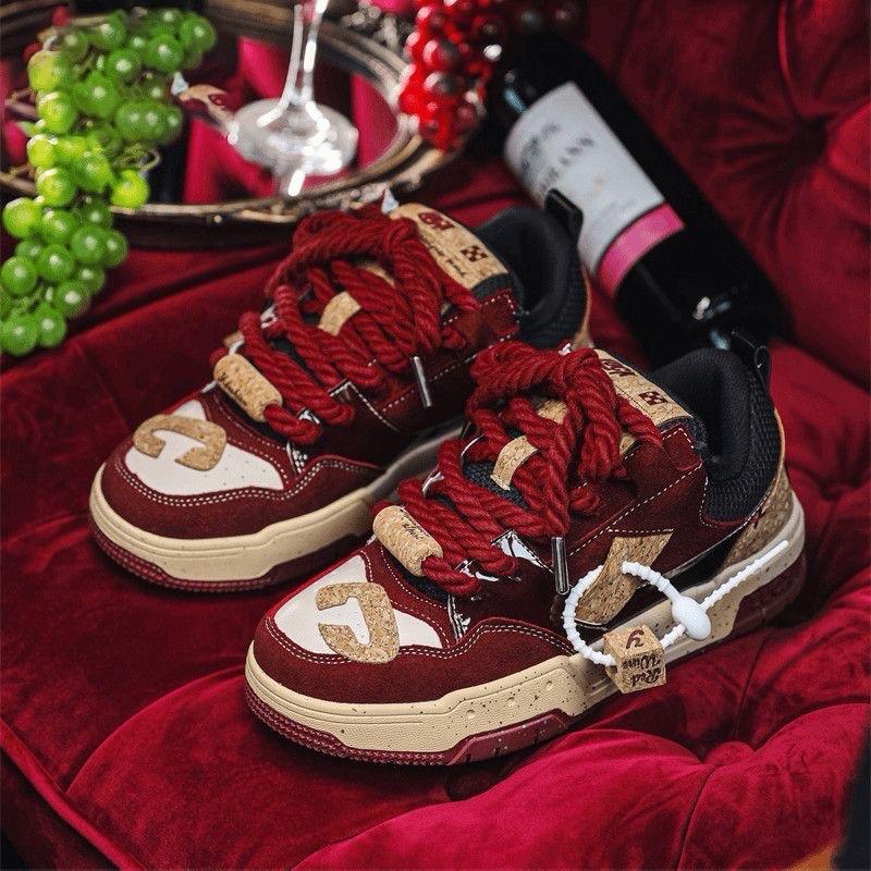   Form Nhỏ Nam tăng 1Sz Tặng Kèm Phụ Kiện Giày thể thao đế bằng Nam Nữ đế cao 6cm Giày phong cách Cổ điển Xu Hướng năm 2025 Hàng QCCC Mã TT30 