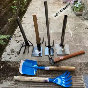 Alat Berkebun halaman Rumah cangkul Garuk sekop Taman kored rumput alat Multifungsi