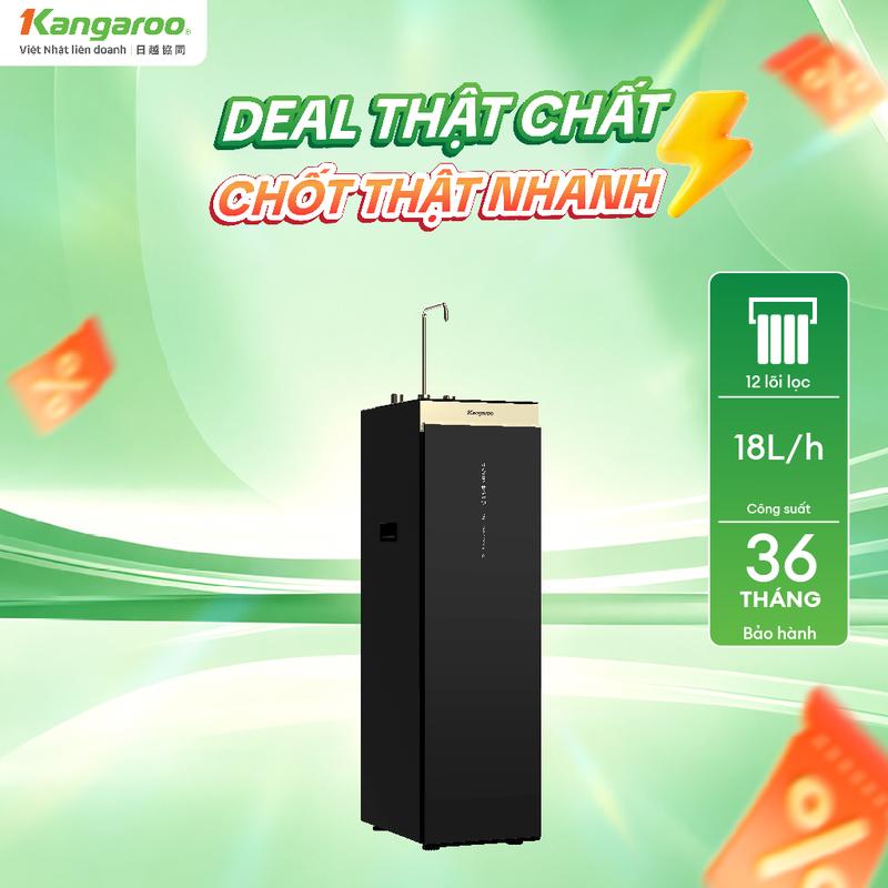 KGEP12A1 Máy lọc nước Kangaroo RO Ion kiềm - 12 lõi tạo Ion kiềm hydrogen.
