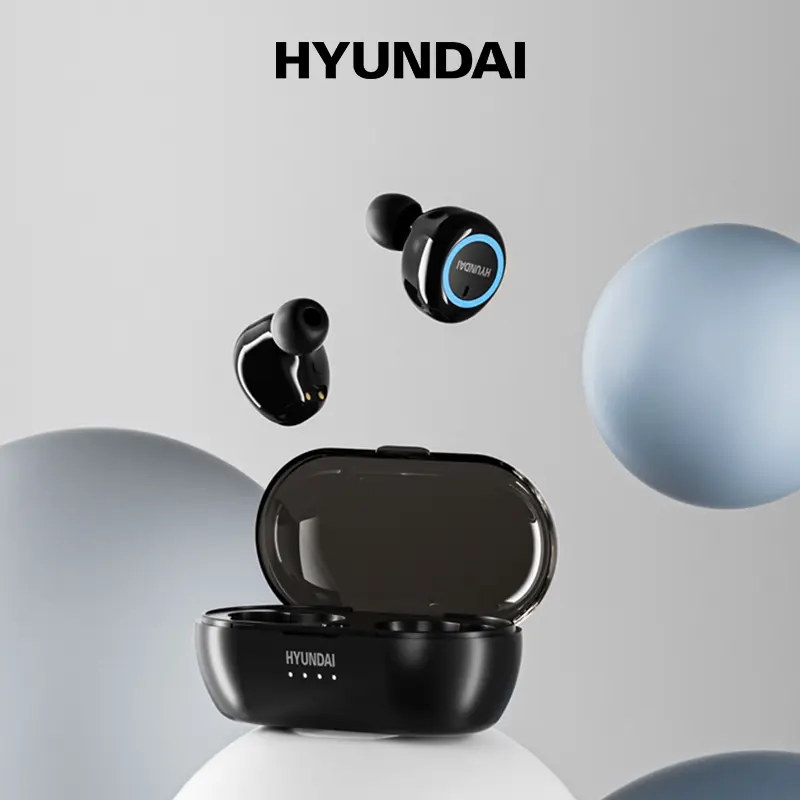 Super Sale】HY-T21 New Bluetooth Earphones Tws HYUNDAI Wireless