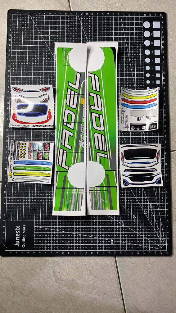 Product Introduction of sticker livery maudi lengkap dengan headlamp jb 3 dan jb 5/ sticker miniatur bus basuri livery maudi lengkap Paper Stationery Car 6
