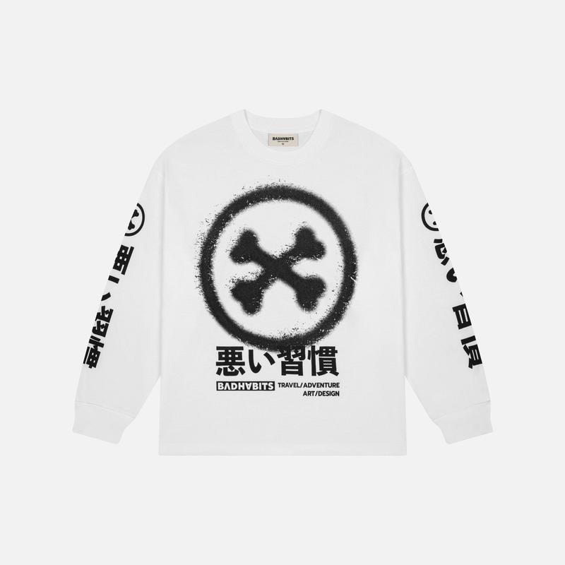 [SẢN PHẨM MỚI] Áo thun Bad Habits Unisex - WASHU LONG SLEEVE TEE - Local Brand Chính Hãng