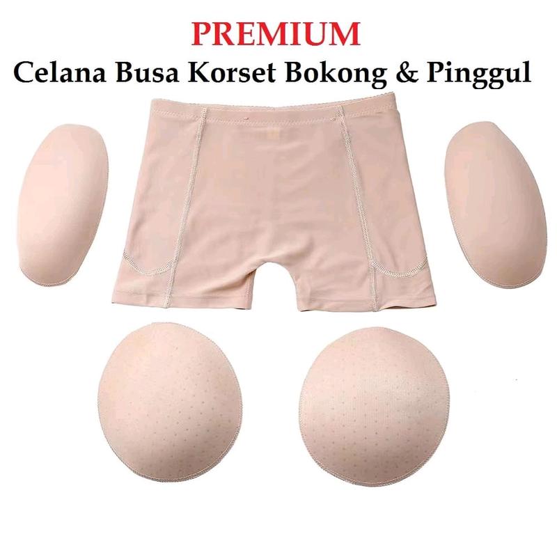Celana Dalam Busa Pinggul & Pantat Segiempat Uk S - XXL Nyaman Dipakai 1