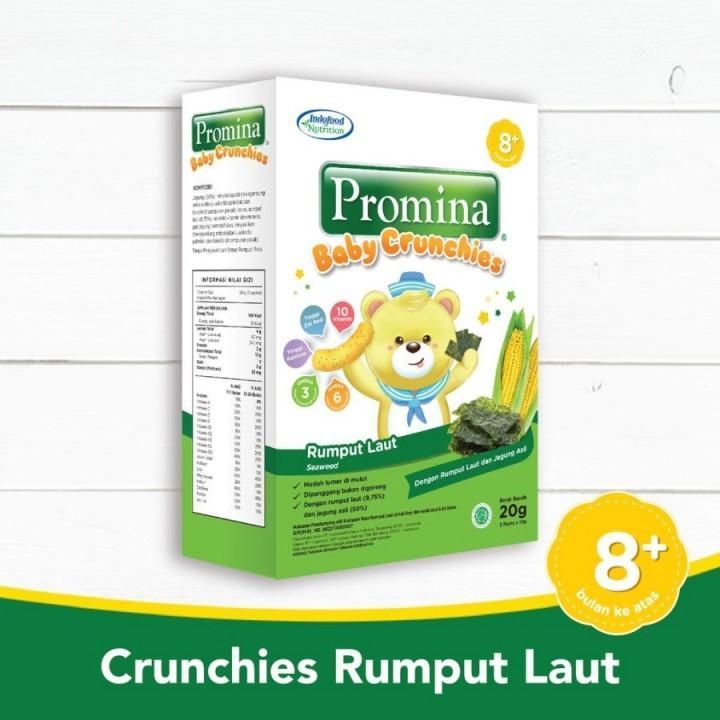 Yuna Baby - Promina Baby Crunchies Snack Cemilan Bayi Anak 8 Bulan Ke Atas Rasa Keju Rasa Rumput Laut Rasa Krim Ayam Brokoli 20 Gr 2