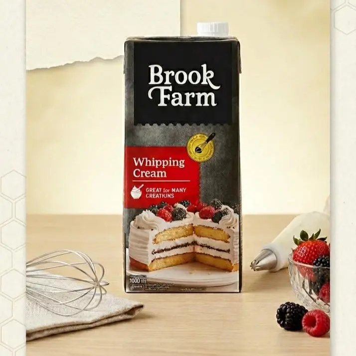 BROOKFARM WHIPPING CREAM 1 LITER