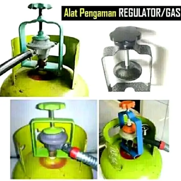 Pengaman / Penjepit Regulator pada tabung gas 3kg 1