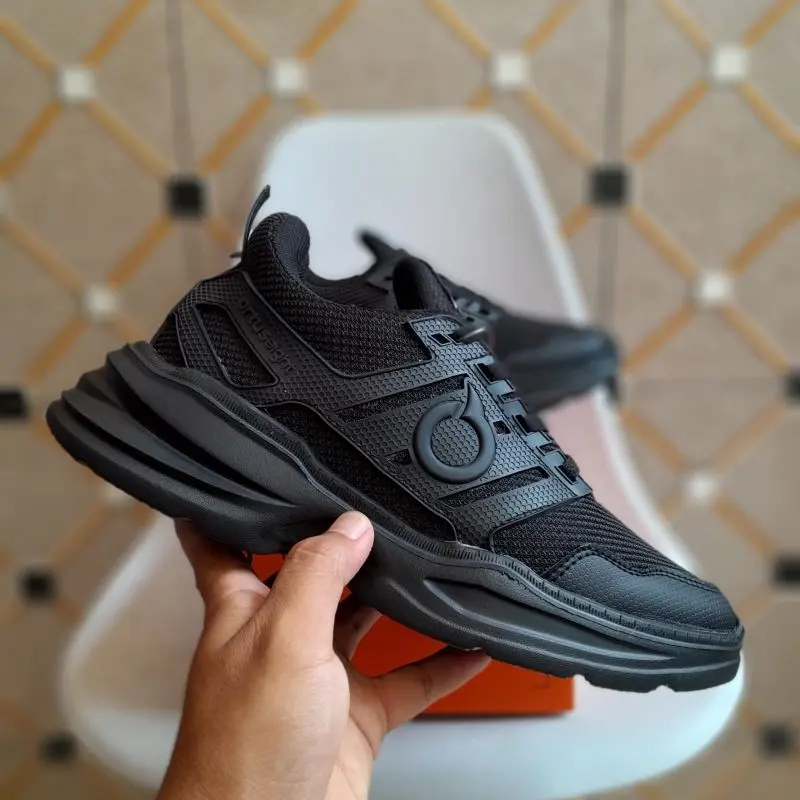 Sepatu Ortuseight Full Black Running Unisex. Anak Sekolah Dan Dewasa Sepatu Olahraga Dan Sneakers Terbaru. 0