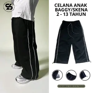 celana anak bagyfan bahan parasut Fashion