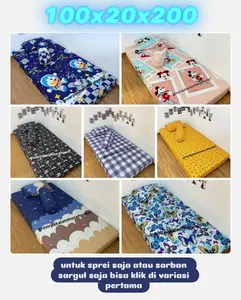 Seprai Home made Ukuran 100x200x20 Gratis 1 Set Sarung Bantal Sarung Guling Terdapat Karet Setiap Sudut