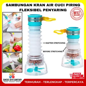 Sambungan Kran Air Cuci Piring Fleksibel Penyaring / Sambungan Keran Air / Mini Shower Head Wastafel Karet FAUCET ANTI SPLASH SARINGAN AIR / SAMBUNGAN AIR KRAN FLEXIBEL FILTER AIR SPLASH SHOWER